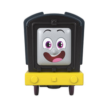 Încarcă imaginea în Galerie, Fisher Price Thomas Locomotiva Motorizata Diesel cu 2 Vagoane
