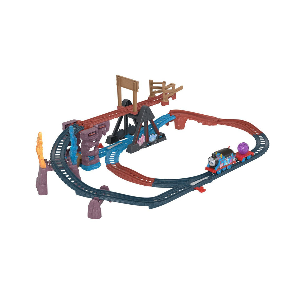 Fisher Price Thomas Set de Joaca Crystal Caves Adventure cu Locomotiva Motorizata