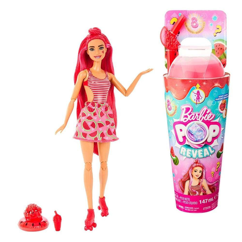 Barbie Pop Reveal Papusa Barbie Watermelon 33cm
