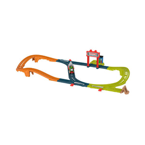 Fisher Price Thomas Set de Joaca cu Locomotiva Push Along Percy si Accesorii