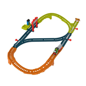 Fisher Price Thomas Set de Joaca cu Locomotiva Push Along Percy si Accesorii