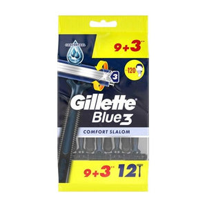 Gillette Blue3 Comfort Slalom - Aparat de Ras 12 buc