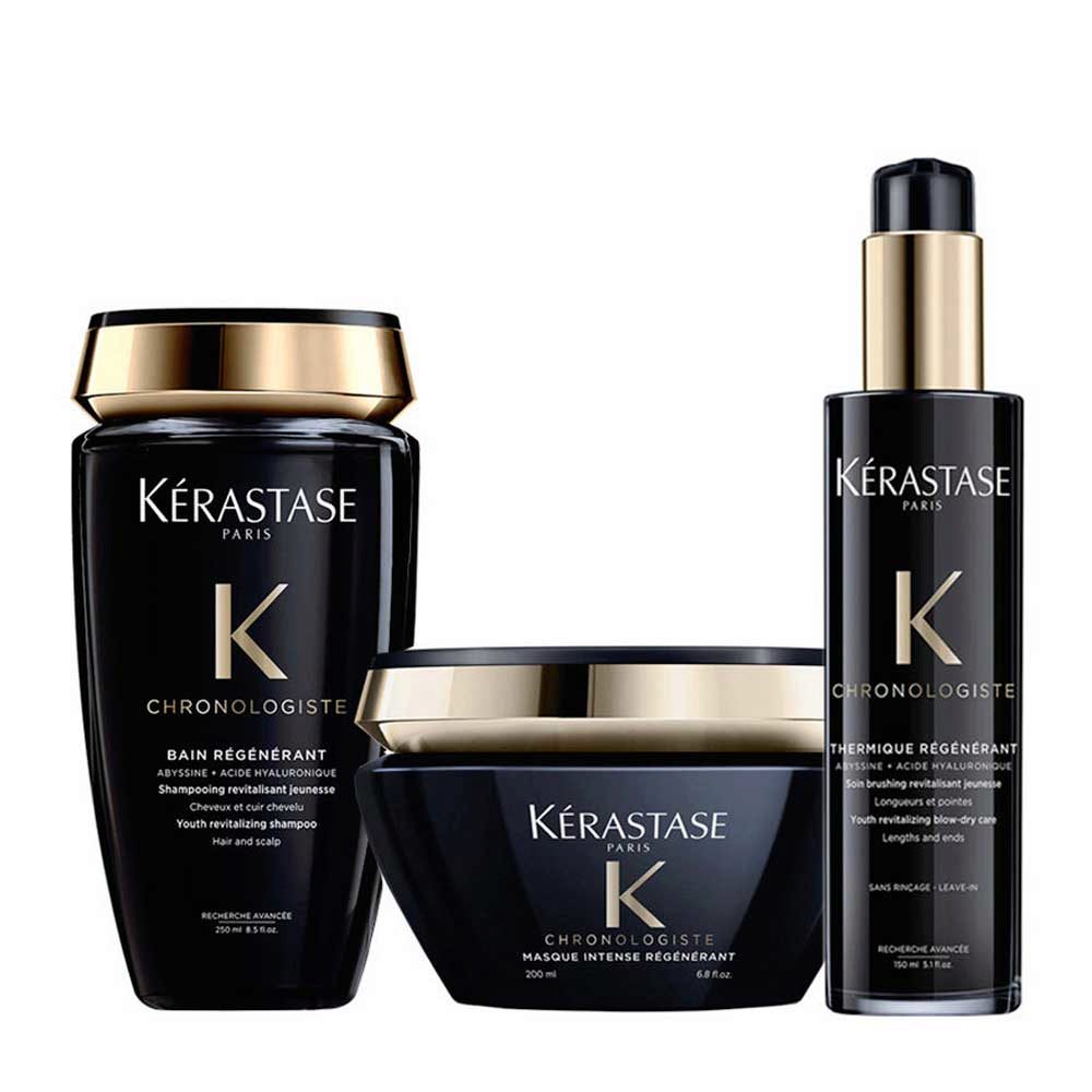 Set Kerastase Chronologiste - Sampon 250 ml Masca 200ml si Crema Termica 150ml