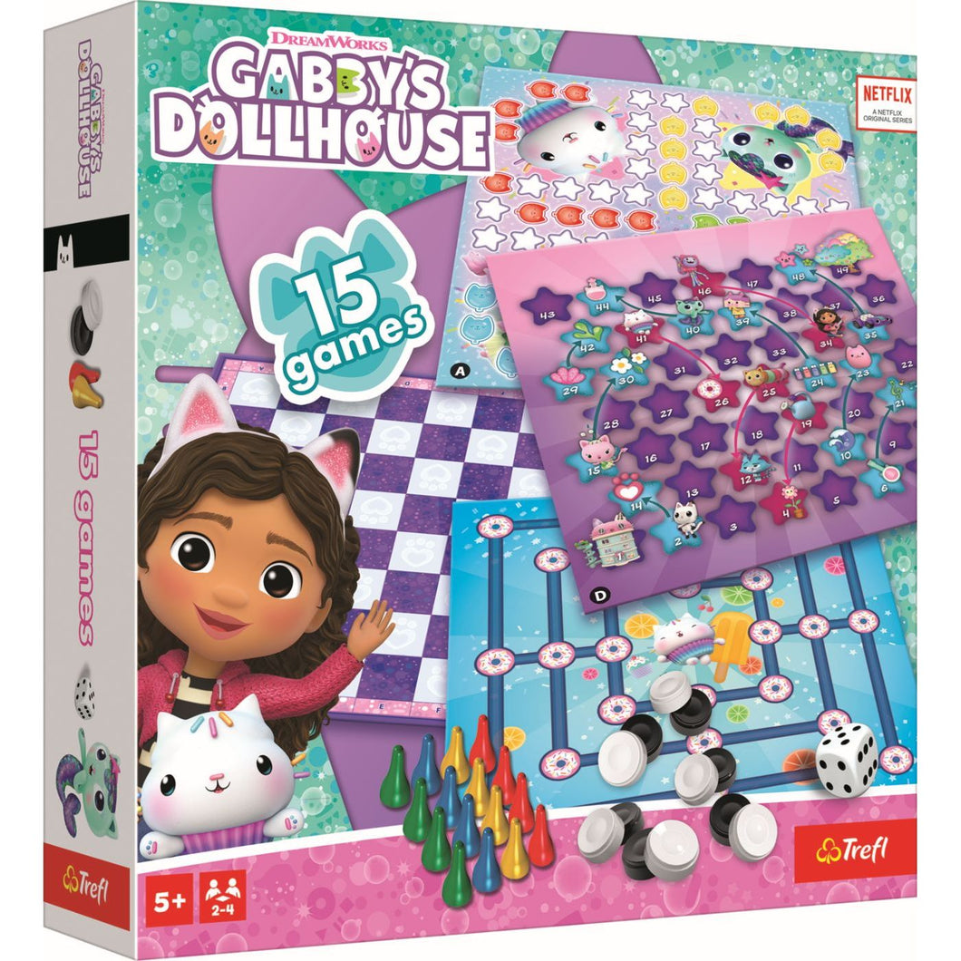 Gabbys Dollhouse Set 15 Jocuri Clasice