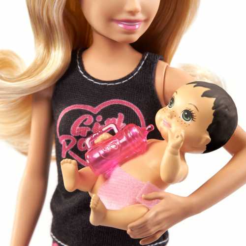 Barbie Papusa Skipper First Jobs Babysitter Papusa Blonda 33cm
