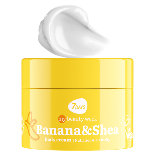 7DAYS Crema de Corp Nutritie si Fermitate Banane si Shea 250ml