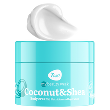 Încarcă imaginea în Galerie, 7DAYS Crema de Corp Nutritie si Hidratare Cocos si Shea 250ml
