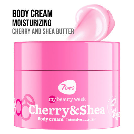 7DAYS Crema de Corp Aromaterapie Nutritie Intensa Cirese si Shea 250ml