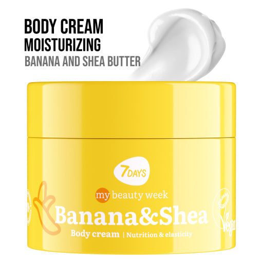 7DAYS Crema de Corp Nutritie si Fermitate Banane si Shea 250ml