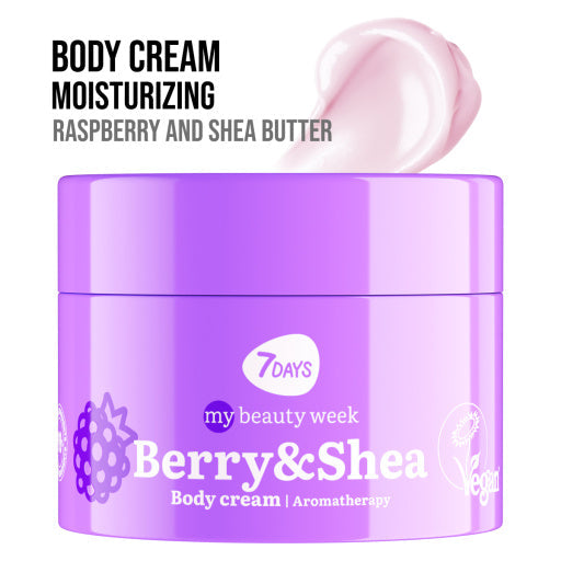7DAYS Crema de Corp Aromaterapie Fructe de Padure si Shea 250ml