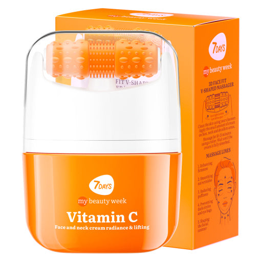 7DAYS Crema de Fata Radiance Vitamin C Massager 40ml - Tratament Iluminator