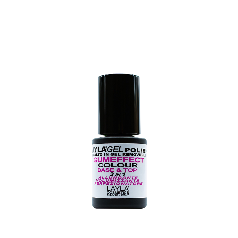 Layla Cosmetics Gumeffect Colour N.4 Natural Cover - Oja Semipermanenta Rubber
