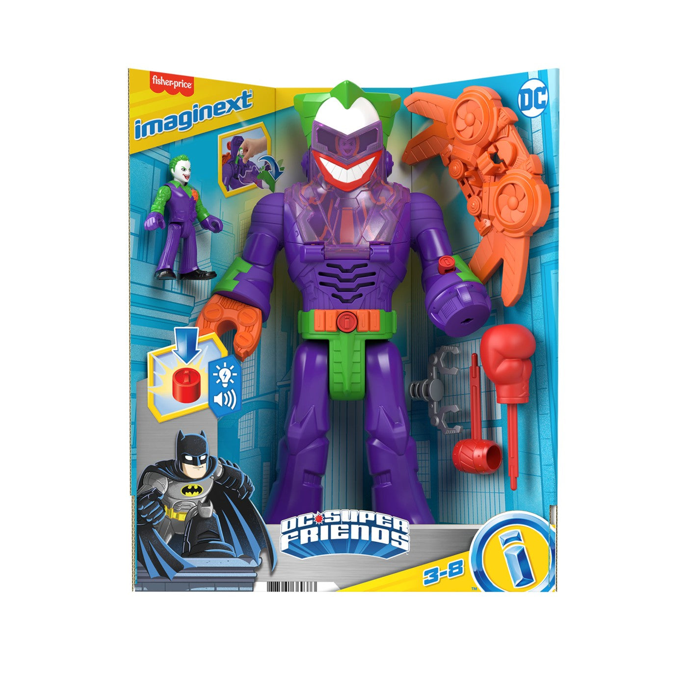 Fisher Price Imaginext DC Super Friends Robot Joker 30cm