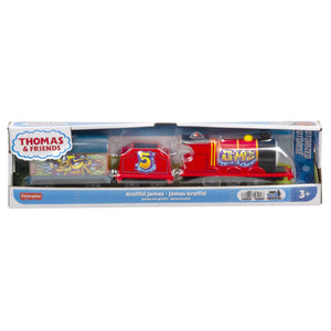 Fisher Price Thomas Locomotiva Motorizata Graffiti James