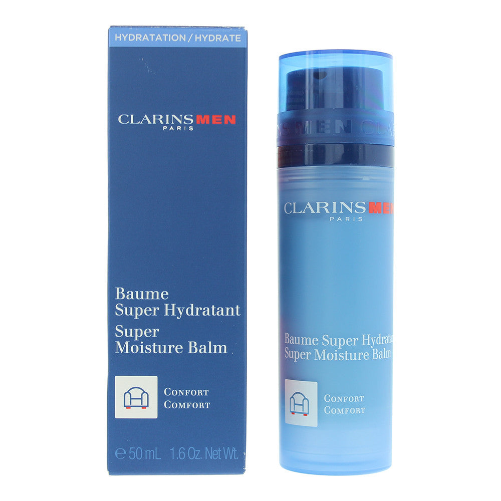 Clarins Men Super Moisture Balm 50ml - Crema Hidratanta Pentru Barbati