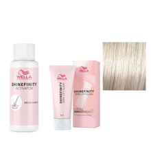 Încarcă imaginea în Galerie, Set Wella Professionals Shinefinity - Activator 2% 60ml si Vopsea Demipermanenta 09/02 60ml
