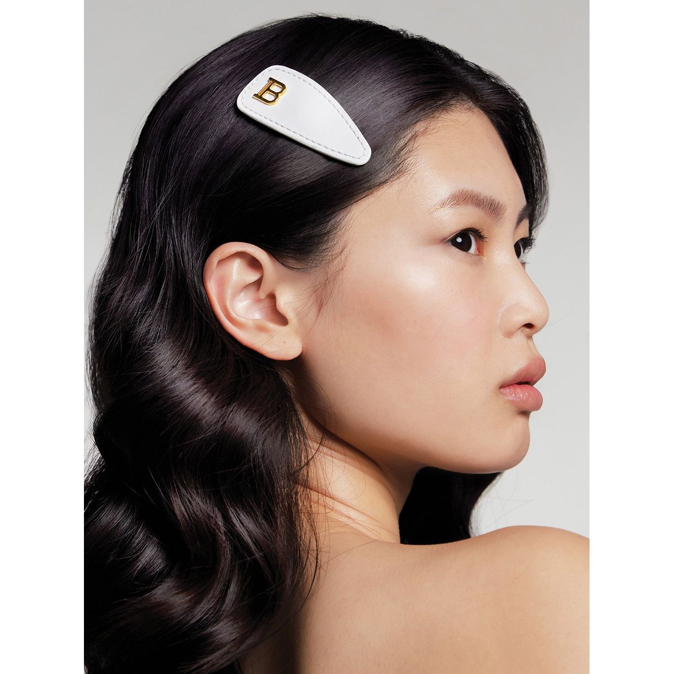 Balmain Limited Edition Printemps Leather Snap Hair Clip – Agrafa de Lux - Beauty Lounge