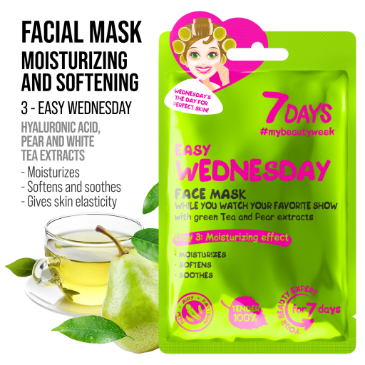 7DAYS Set Cadou Beauty Calendar 8 Masti Faciale Mix