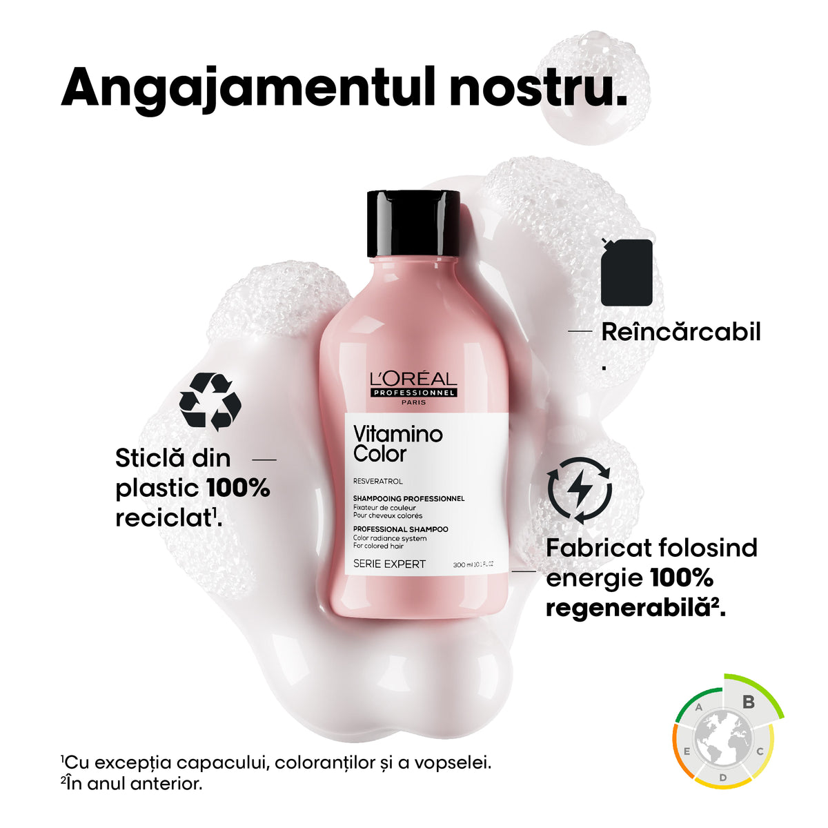 L'Oreal Professionnel SE Vitamino Color Resveratrol - Rezerva Sampon 500ml - Beauty Lounge