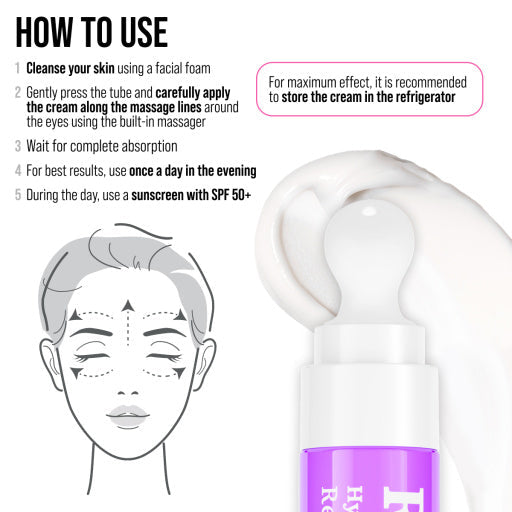 7DAYS Crema pentru Ochi Anti-Age Retinol Massager 18ml - Tratament Intensiv Ochi