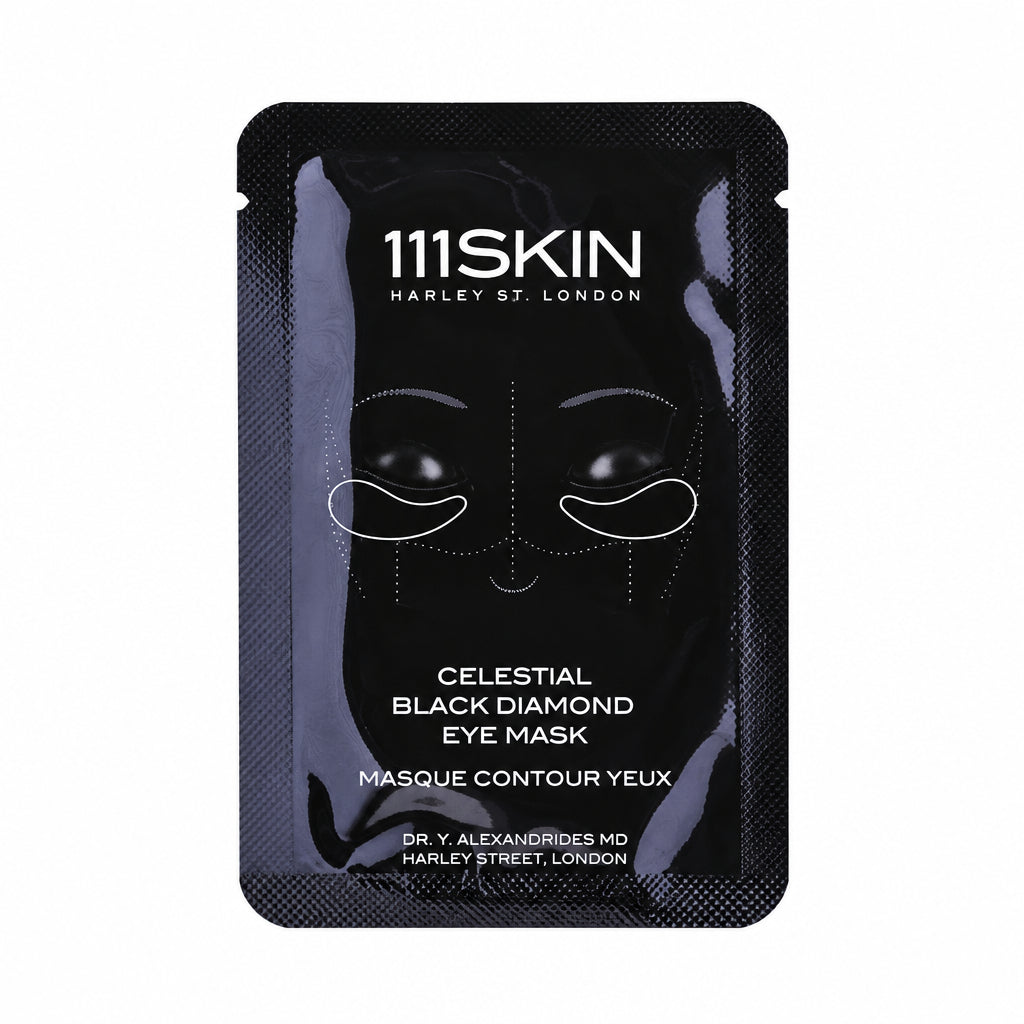 111SKIN Celestial Black Diamond Eye Mask Box 8*6ml - Masti Pentru Ochi cu Retinol si Niacinamida