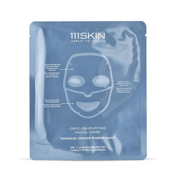 111SKIN Cryo De-Puffing Facial Mask Boxed Fragrance Free 5*30ml - Masti Faciale cu Peptide