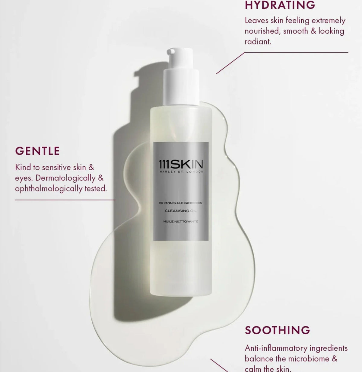 111SKIN Deep Cleansing Oil 100ml - Ulei Demachiant Hidratant cu NAC Y2 si Extracte Botanice