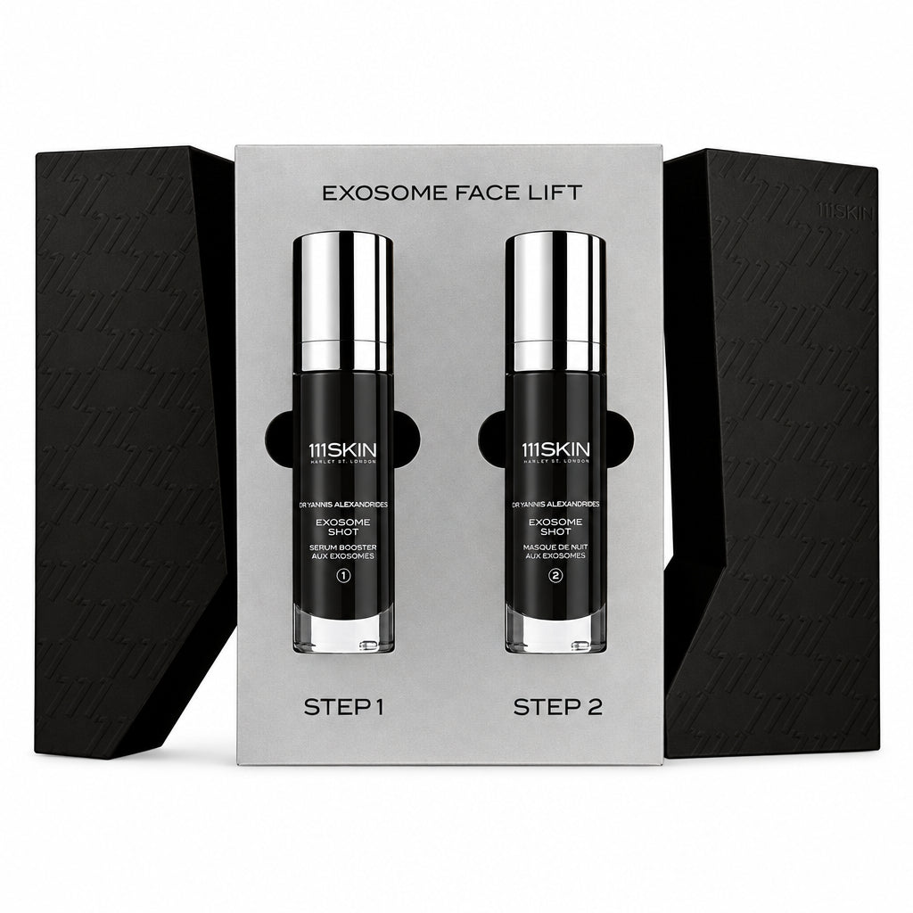 111SKIN Exosome Face Lift Set Serum 30ml & Mask 30ml - Lifting si Fermitate Pentru Ten
