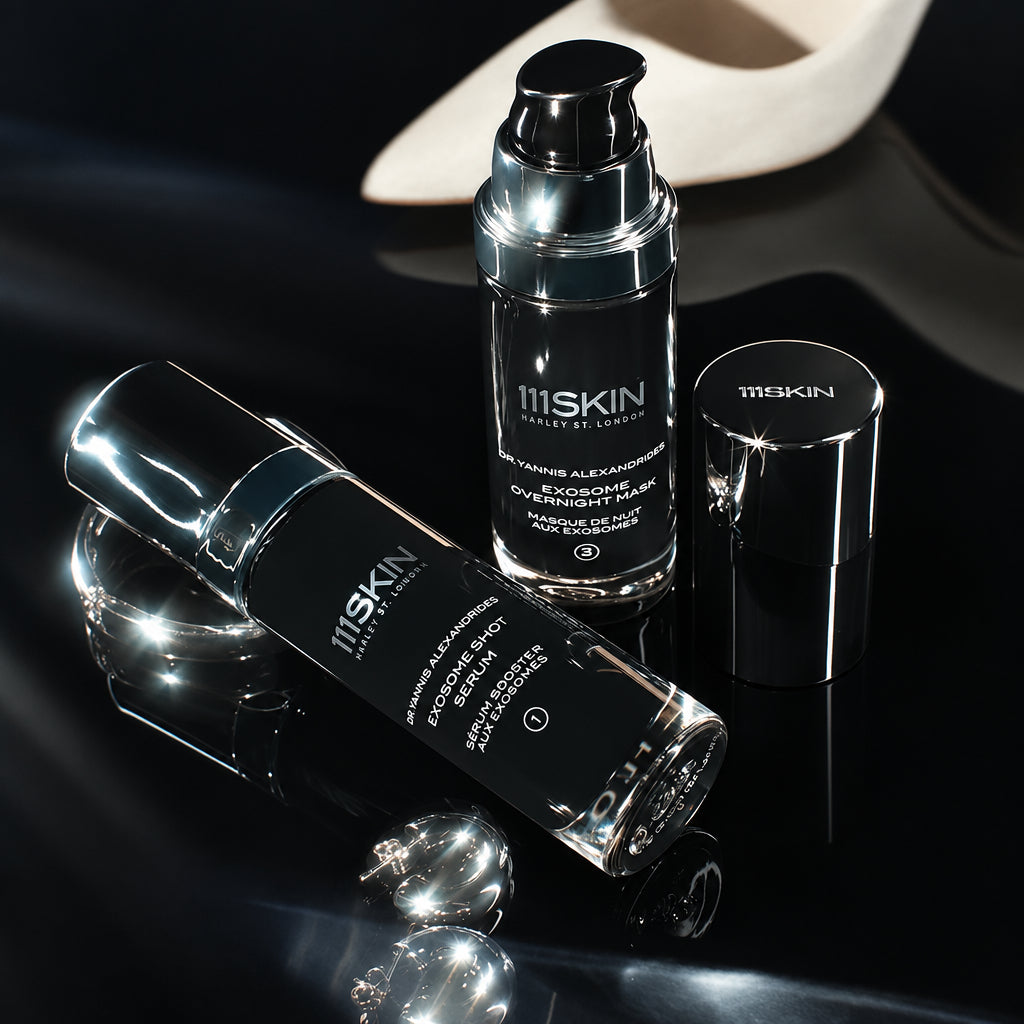 111SKIN Exosome Face Lift Set Serum 30ml & Mask 30ml - Lifting si Fermitate Pentru Ten
