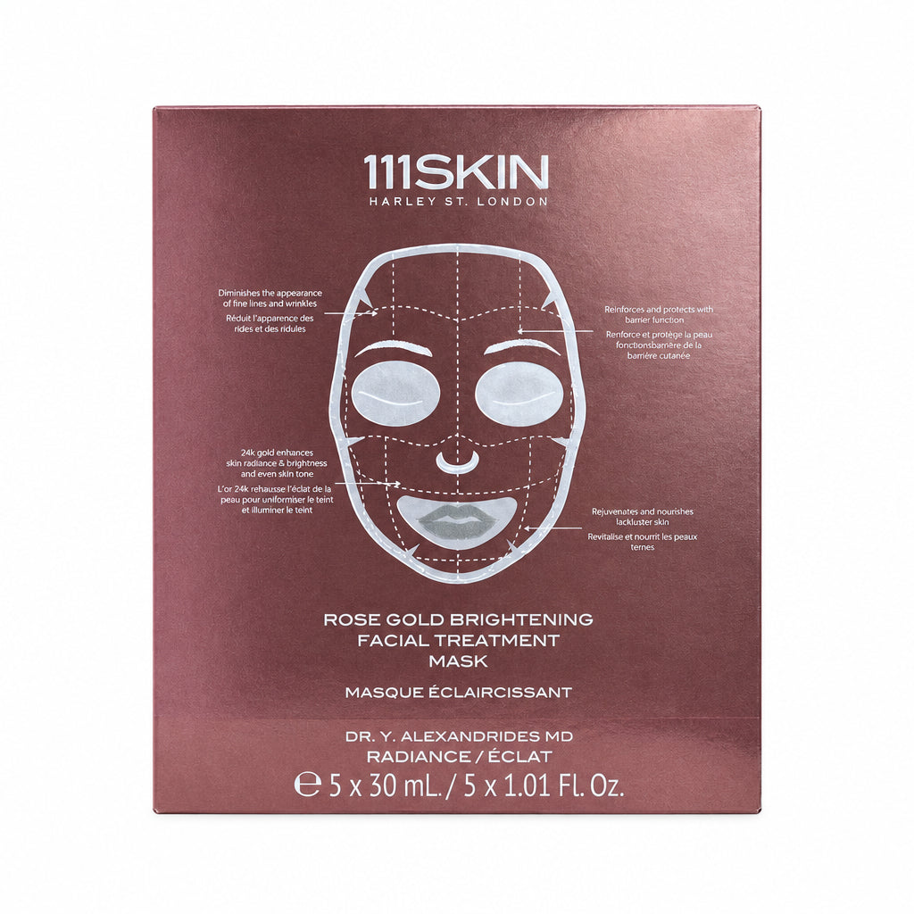 111SKIN Rose Gold Brightening Facial Treatment Mask 5*30ml - Masti Faciale cu Peptide