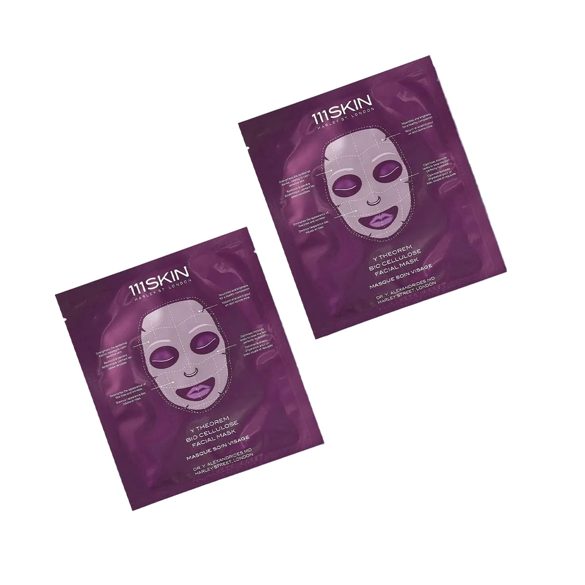 111SKIN Y Theorem Bio Cellulose Facial Mask Box 5*23ml - Masti Faciale cu Bio-Celuloza