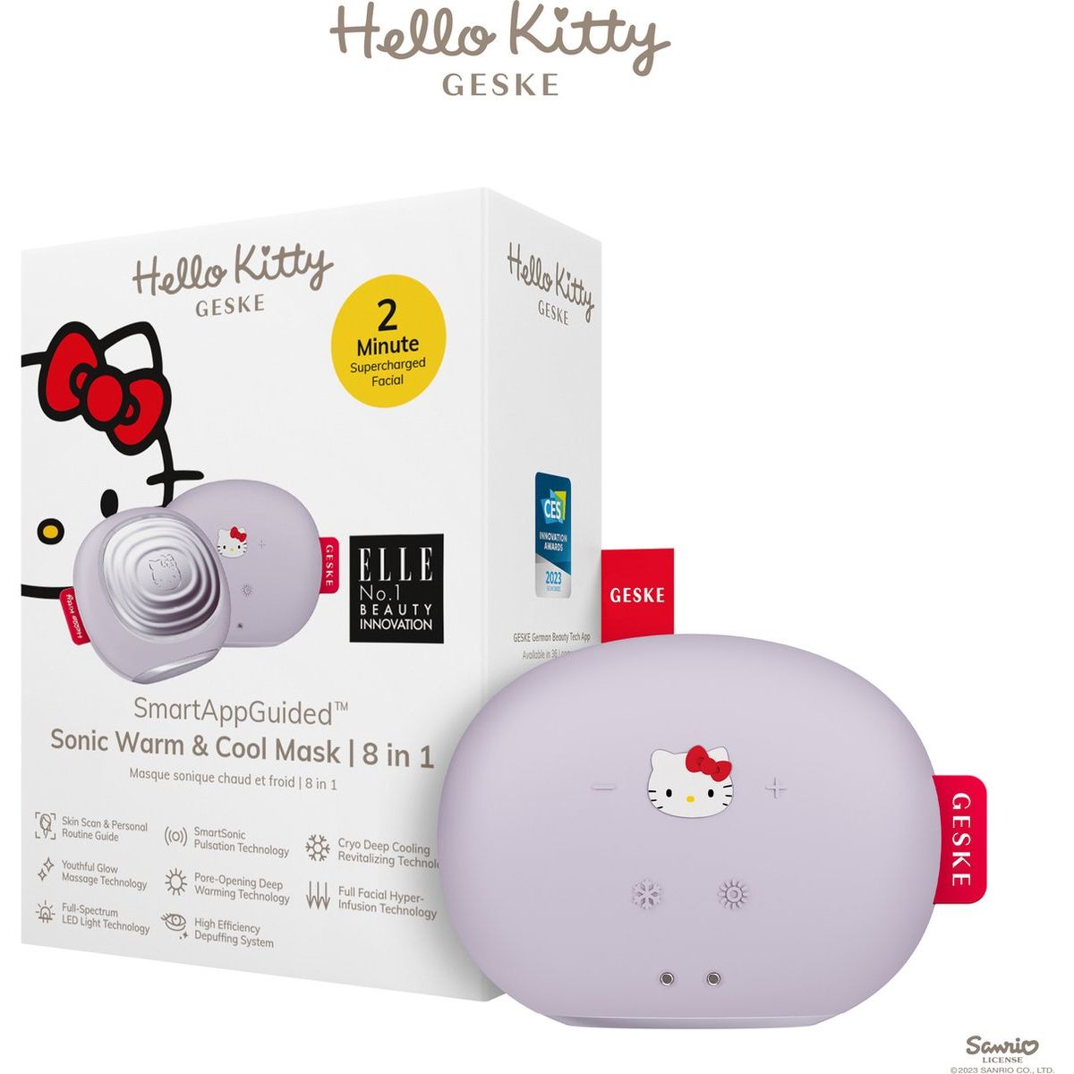 Geske Hello Kitty Sonic Warm and Cool Mask 8 in 1 - Masca Faciala