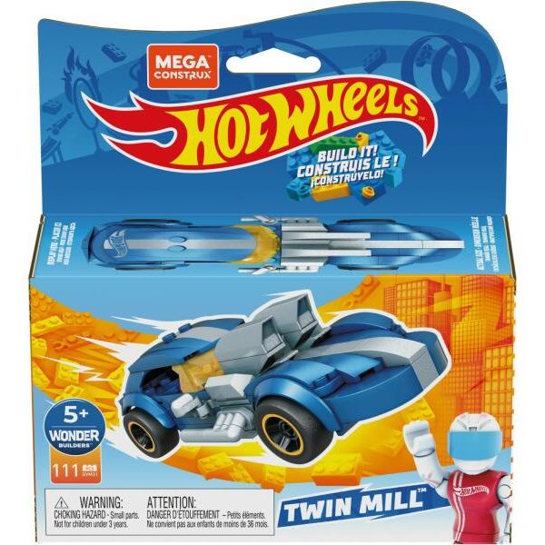 Hot Wheels Mega Masinuta Construibila Twin Mill