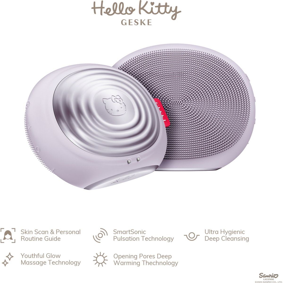 Geske Sonic Thermo Facial Brush 5 in 1 - Perie de Curatare - Beauty Lounge