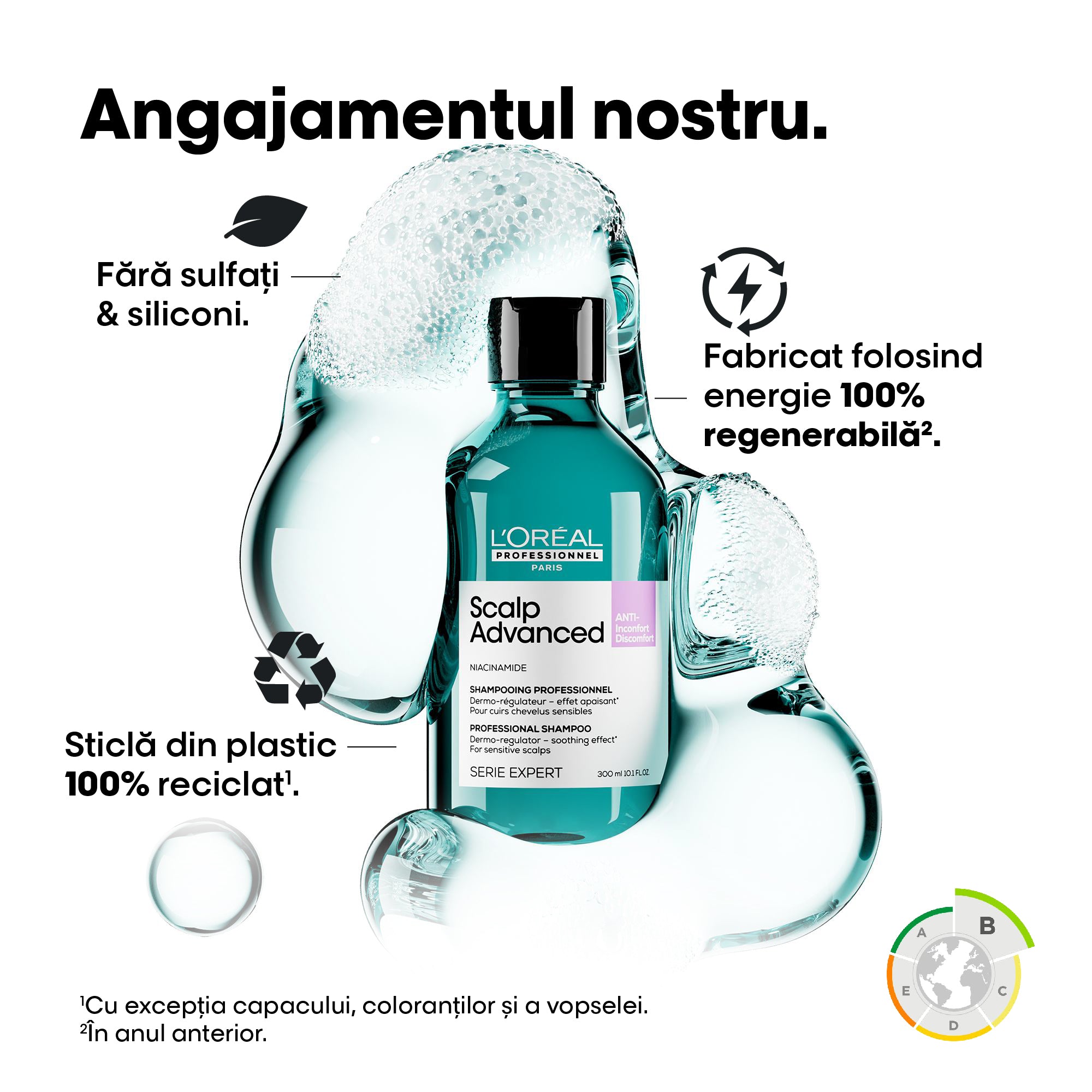 L'Oreal Professionnel SE Scalp Advanced 500ml - Rezerva Sampon pentru Scalp Sensibil