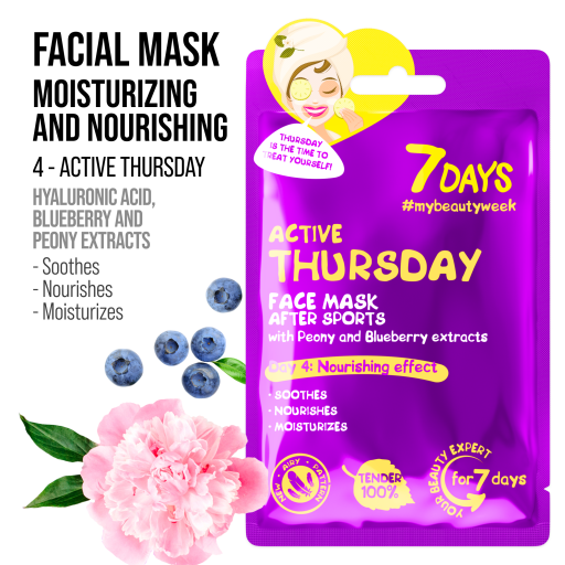 7DAYS Set Cadou Beauty Calendar 8 Masti Faciale Mix
