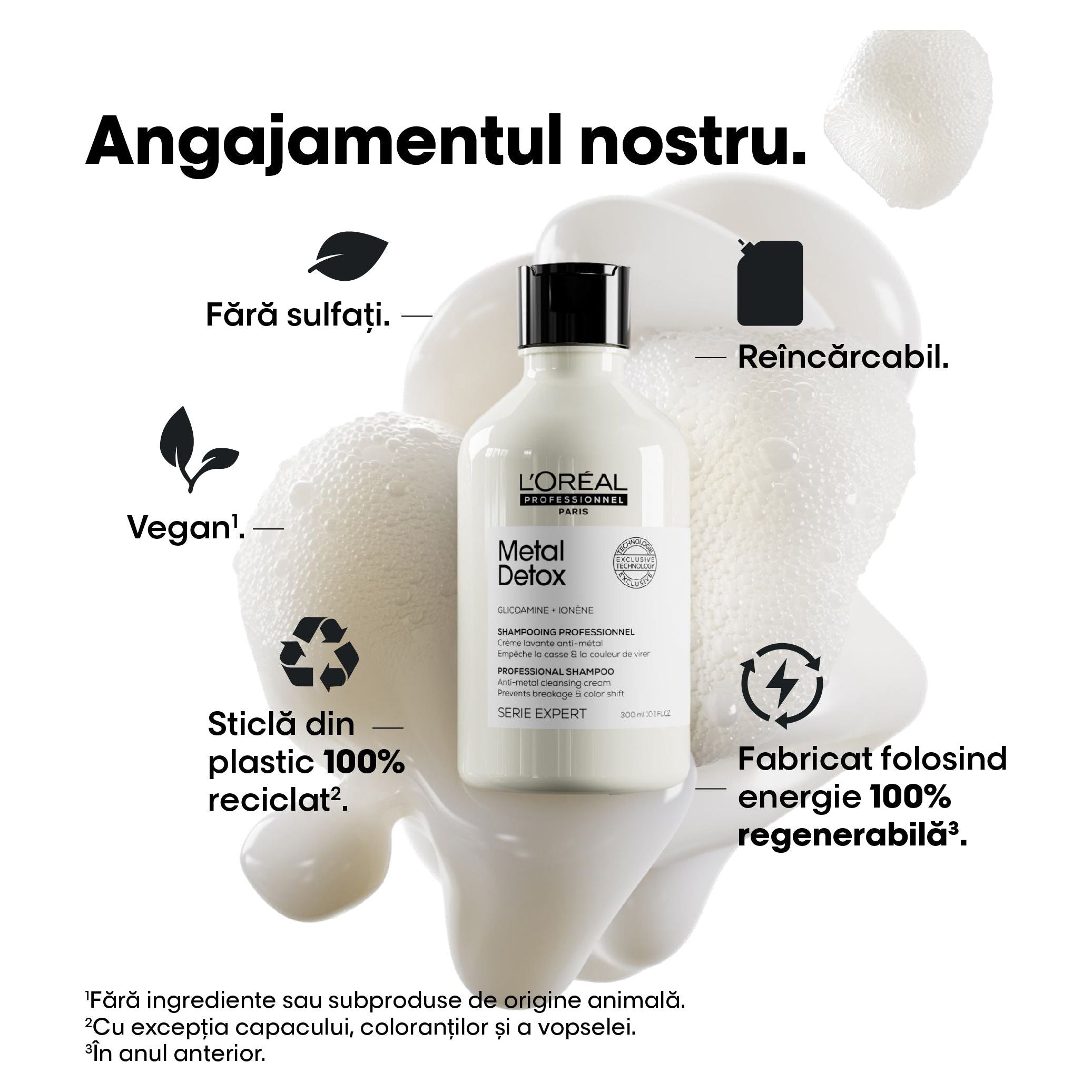 L'Oreal Professionnel SE Metal Detox 500ml - Rezerva Sampon Pentru Curatare Profunda Par Vopsit