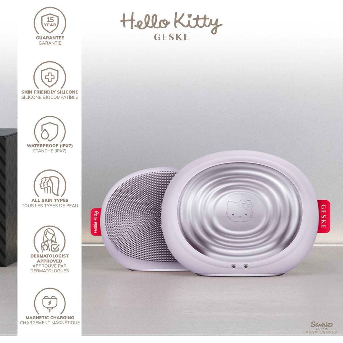 Geske Sonic Thermo Facial Brush 5 in 1 - Perie de Curatare - Beauty Lounge