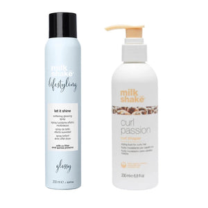 Set MilkShake Curl - Lotiune Pentru Definire 200ml si Spray Pentru Stralucire 200ml