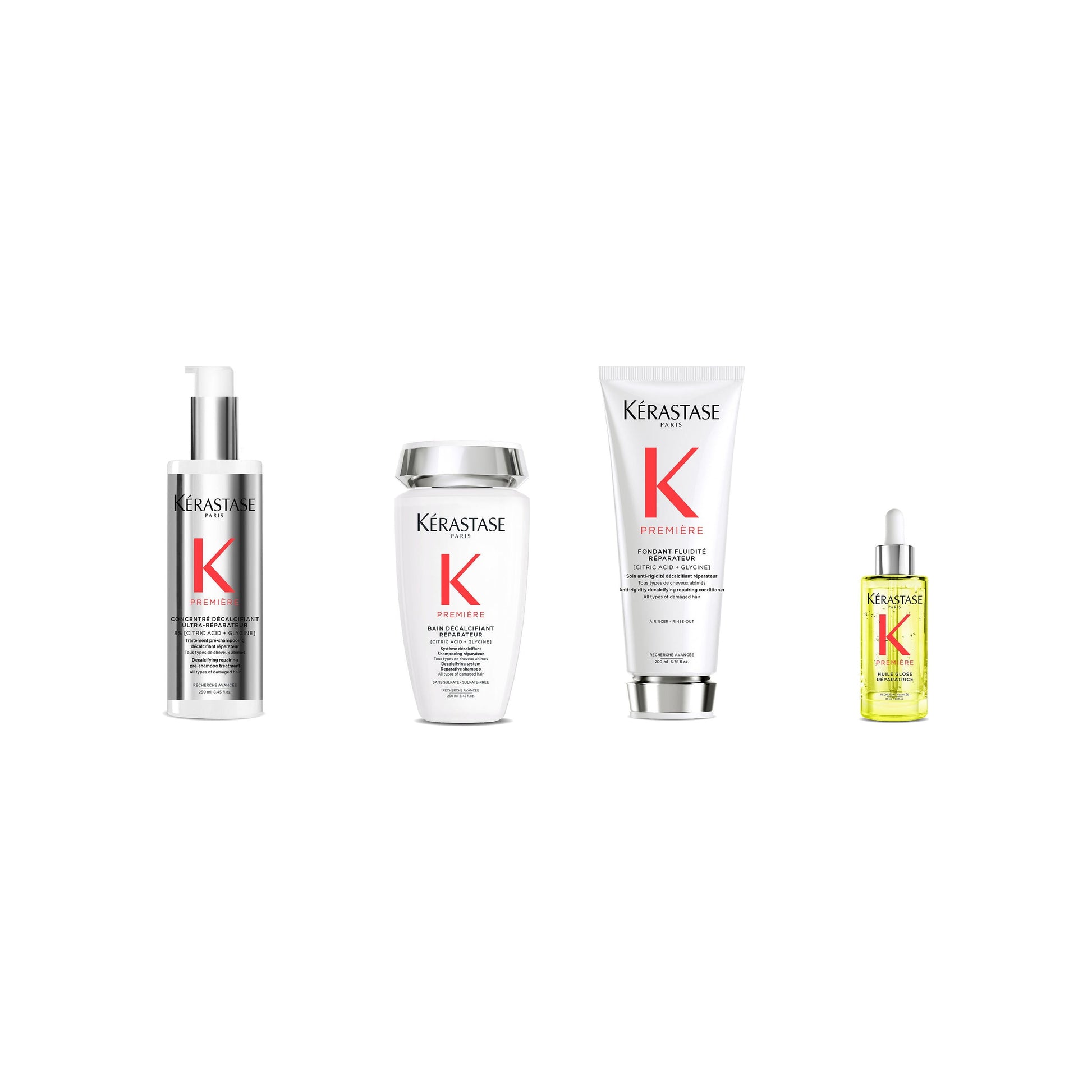 Set Kerastase Premiere Reparateur - Sampon 250ml Pre-Sampon 250ml Balsam 200ml si Ulei 30ml - Beauty Lounge
