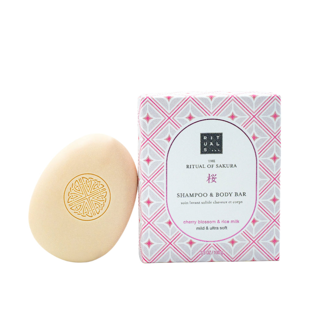 Rituals of Sakura Shampoo-Body Bar - Sampon si Baton Pentru Corp 100gr