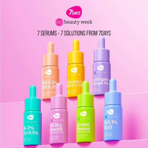 7DAYS Ser Facial My Beauty Week Milky Boost Squalane 1.5% Revitalizant 20ml