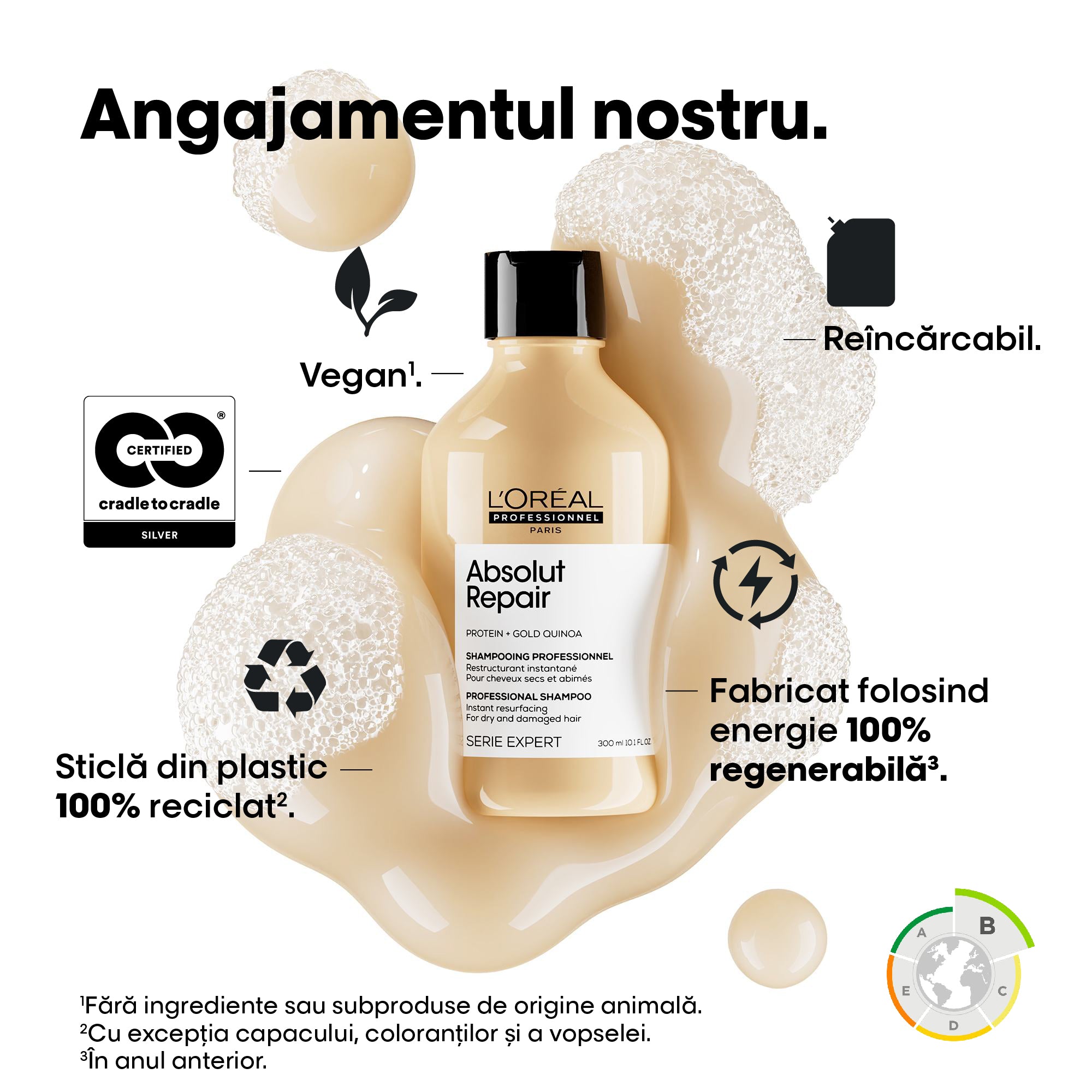 L'Oreal Professionnel SE Absolut Repair - Rezerva Sampon 500ml - Beauty Lounge