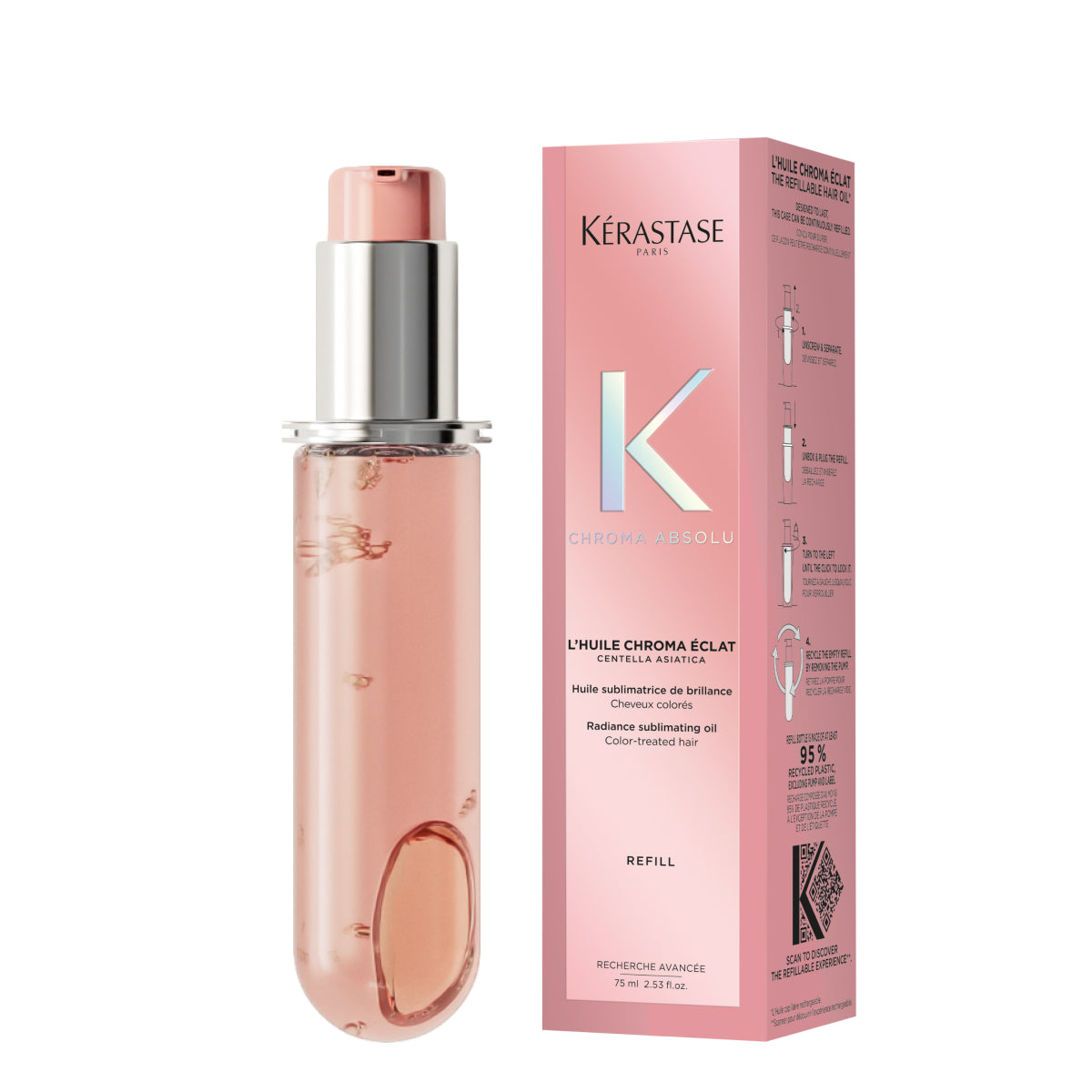 Kerastase L'Huile Chroma Eclat 75ml - Ulei Pentru Stralucire Rezerva