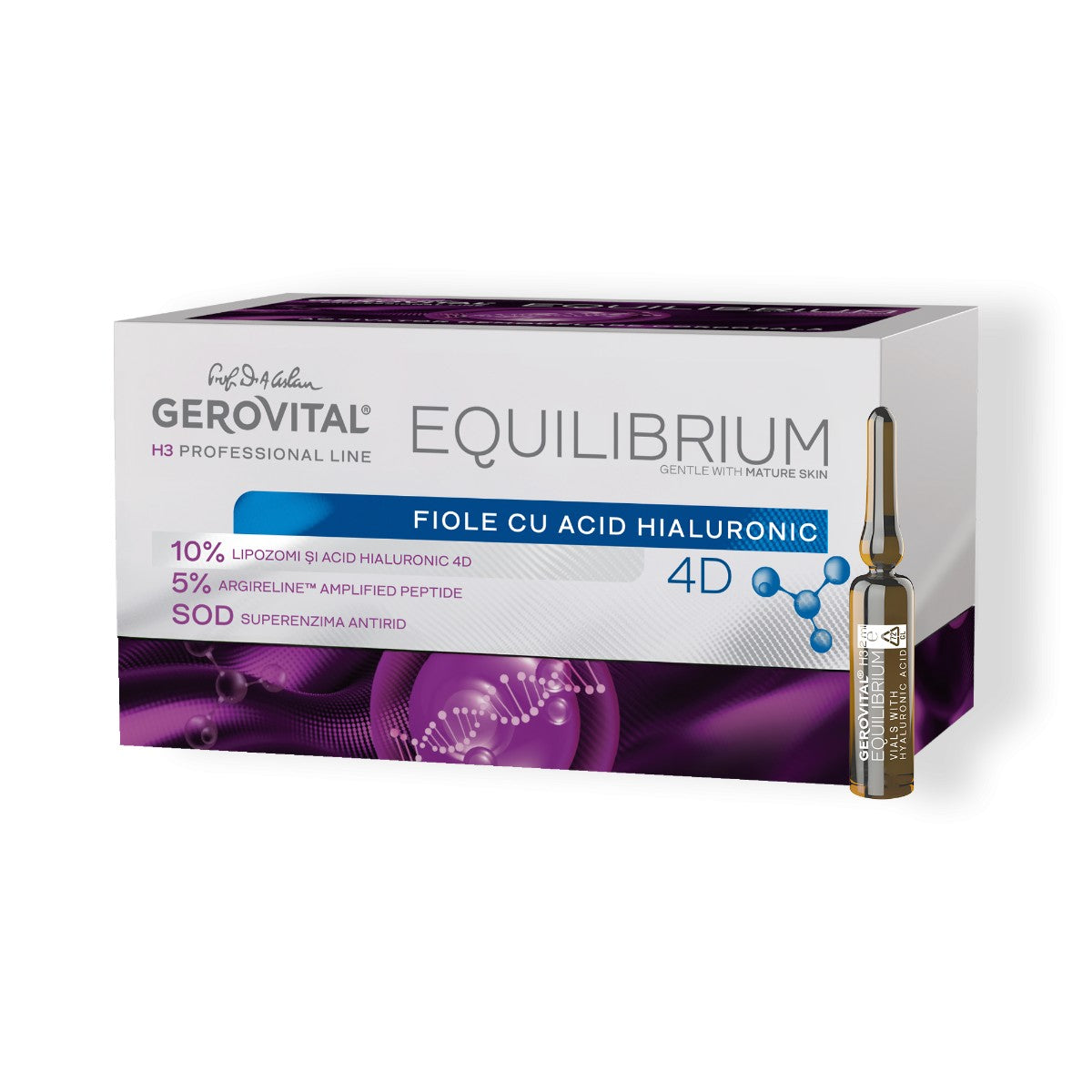 Gerovital H3 Equilibrium 20X2ml - Fiole Antiacneice