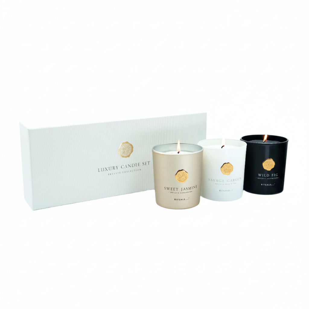 Rituals Private Collection Candle M - Set 3 Lumanari Parfumate 140gr ...