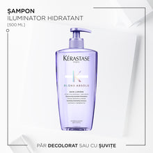 Încarcă imaginea în Galerie, Kerastase Blond Absolu Bain Lumiere - Sampon Hidratant Iluminator Reincarcabil 500ml
