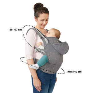 Kinderkraft Marsupiu Ergonomic Huggy Grey