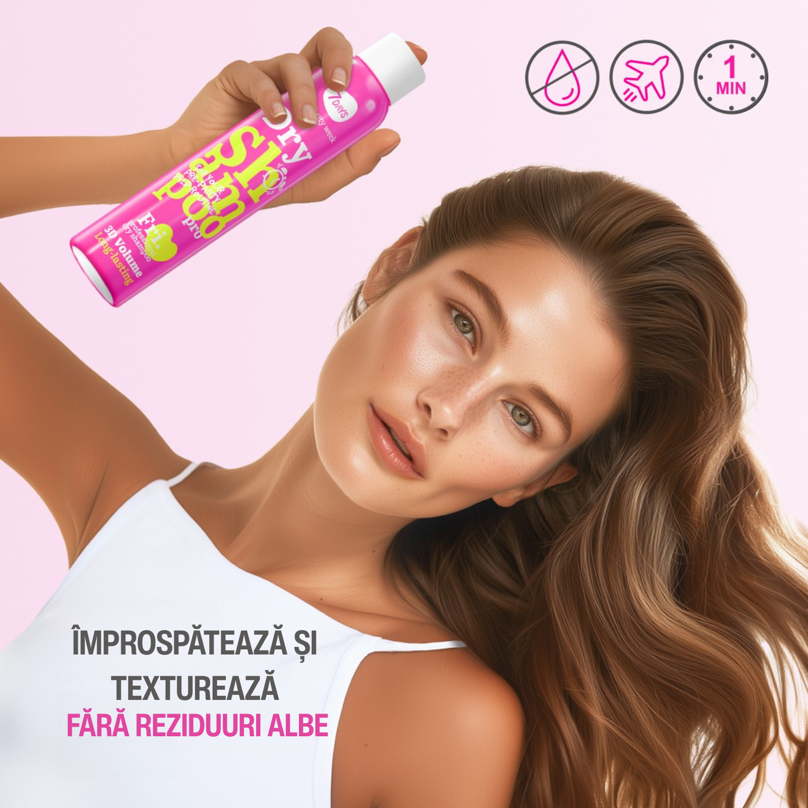 7Days Sampon Uscat Long-Lasting Formula 3D Volume 200ml