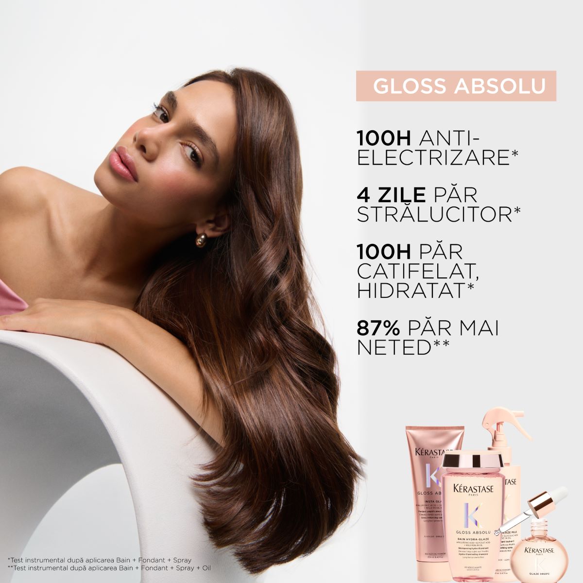 Kerastase Gloss Absolu Bain Hydra-Glaze - Sampon Hidratant Reincarcabil 500ml - Beauty Lounge
